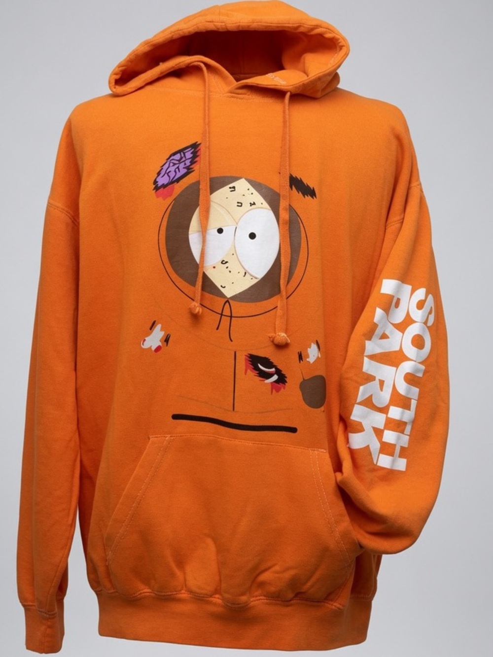 NWT South Park “They Killed Kenny” Orange Hoodie Size M/L